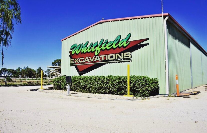 Whitfield Excavations depot, 25 Saleyards Road Swan Hill